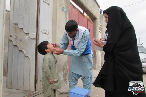 35 هزار کودک زیر ۵ سال خاشی علیه بیماری فلج اطفال واکسینه شدند + تصاویر